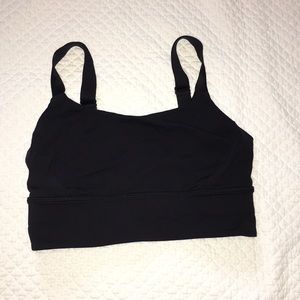 Lululemon Black Longline Bra